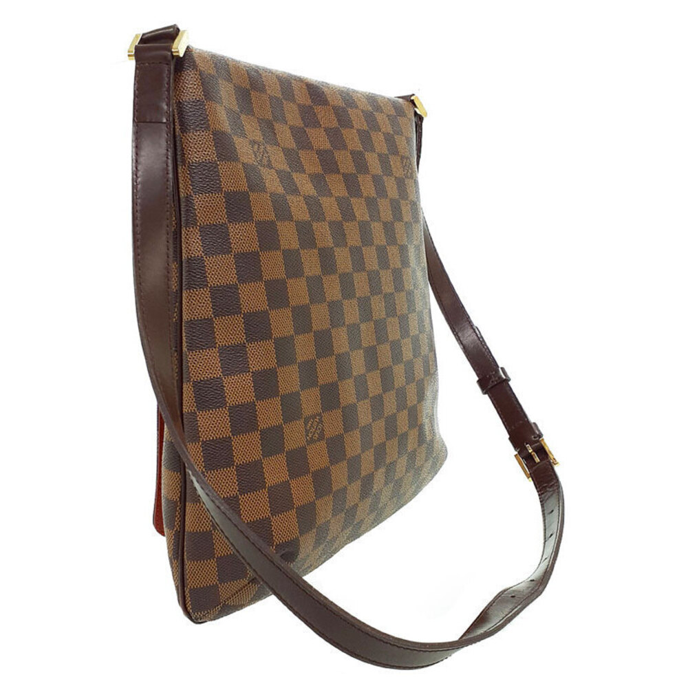 Louis Vuitton Musette Bag Damier Ebene Brown Shoulder